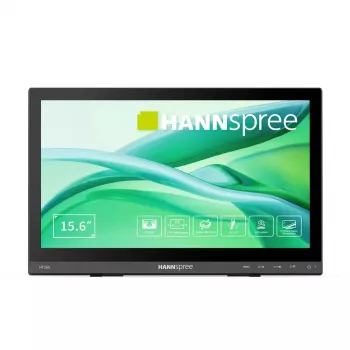 HANNspree HT165HPB monitor touchscreen LCD IPS Full HD 39,6 cm (15,6 pollici) 1920×1080, 15 ms, VESA, altoparlanti, nero