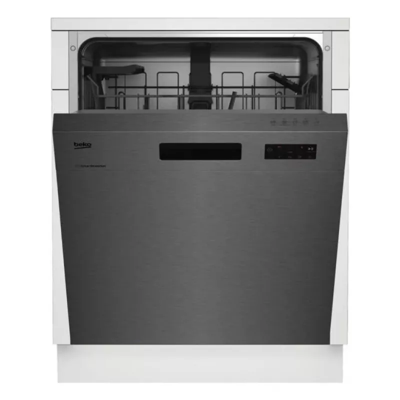 Beko BDUN16440X lavastoviglie semi-incasso, 14 coperti