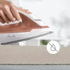 Tefal Virtuo 30 FV2C40E0 ferro da stiro a secco e a vapore piastra in ceramica 2000 W pesca, bianco