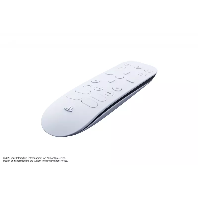 Sony Media Remote, console di gioco, TV, IR wireless, pulsanti, bianco