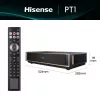Proiettore HISENSE PT1 3D Smart-TV, nativo 16:9, Wi‑Fi & Ethernet, HDR (HLG), HDMI 2.0/2.1, nero
