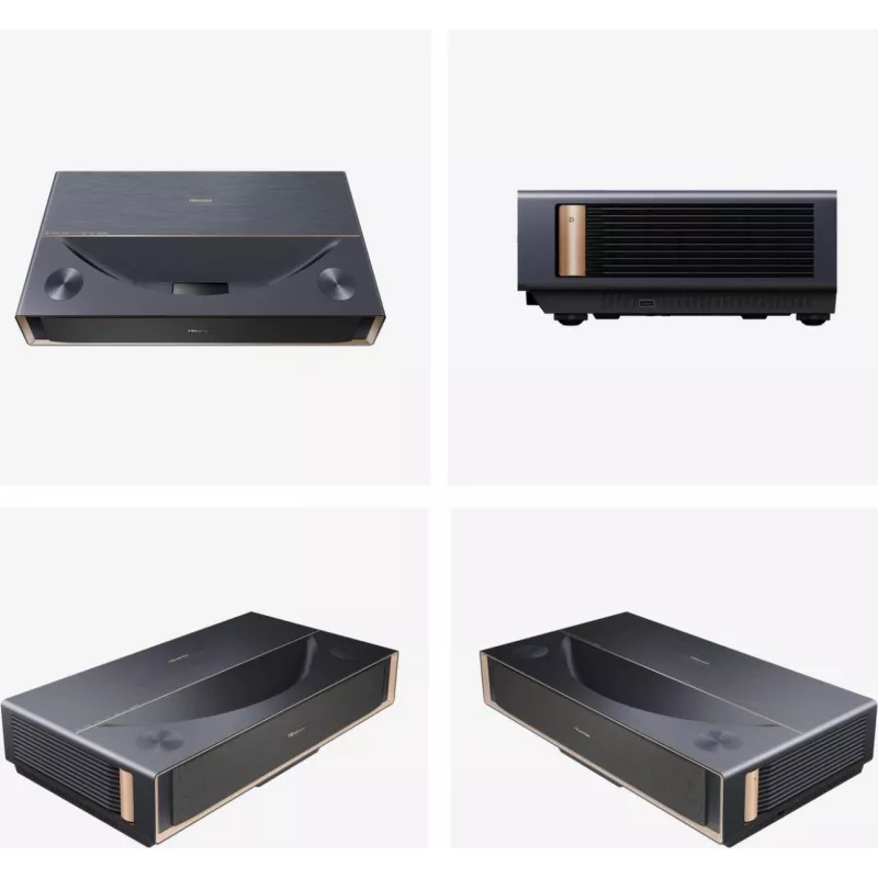 Proiettore HISENSE PT1 3D Smart-TV, nativo 16:9, Wi‑Fi & Ethernet, HDR (HLG), HDMI 2.0/2.1, nero