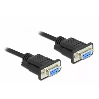 Cavo seriale DeLOCK 86606 nero 3m RS-232 Sub-D9