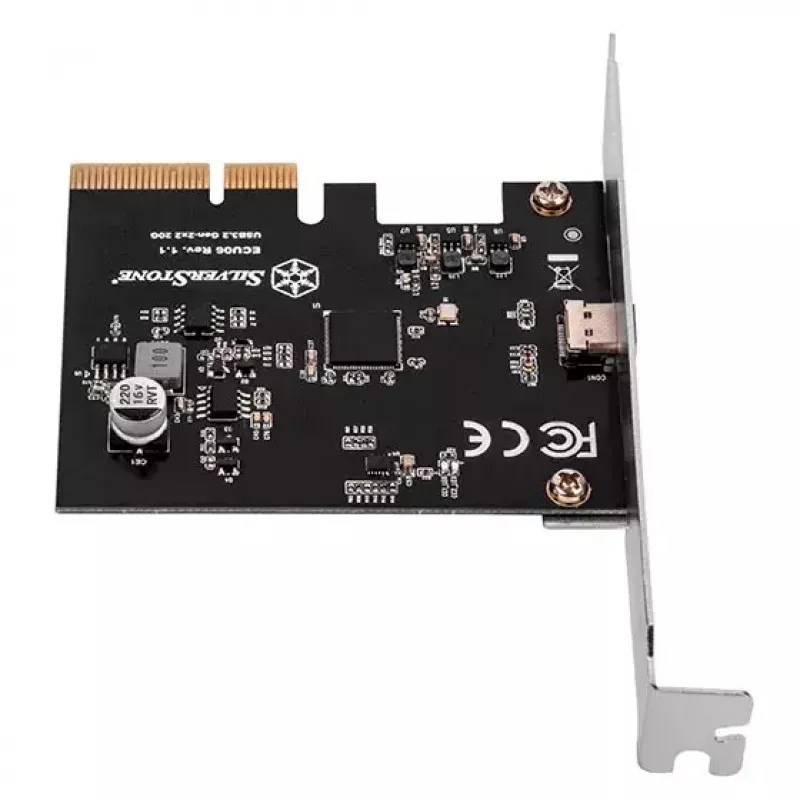 Silverstone ECU06 adattatore USB 3.2 Gen 2 interno PCIe Low-Profile