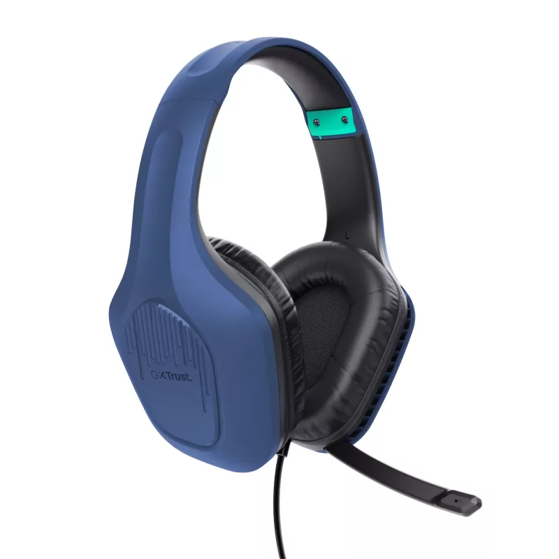Trust GXT 415B Zirox Headset con filo Head-band Gaming Blu