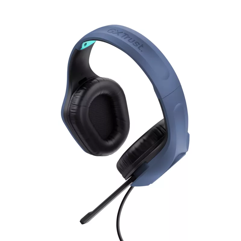 Trust GXT 415B Zirox Headset con filo Head-band Gaming Blu