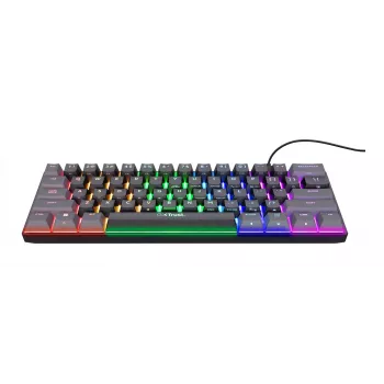 Trust GXT 867 Acira Tastiera Gaming USB QWERTY US-Inglese Nero