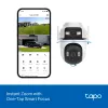 TP-Link Tapo Telecamera di sicurezza Pan/Tilt Outdoor Dual Lens, Telecamera di sicurezza IP, Esterno, Con filo e wireless, Montaggio a soffitto/parete/palo, Bianco, Sferica