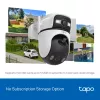 TP-Link Tapo Telecamera di sicurezza Pan/Tilt Outdoor Dual Lens, Telecamera di sicurezza IP, Esterno, Con filo e wireless, Montaggio a soffitto/parete/palo, Bianco, Sferica