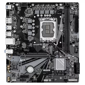 GIGABYTE B760M H V2 Scheda madre – Supporta CPU Intel Core di 14ª generazione, VRM digitale 5+1+1 fasi, fino a 8000 MHz DDR5 (O.C.), 1x PCIe 4.0 M.2, 1GbE LAN, USB 3.2 Gen1
