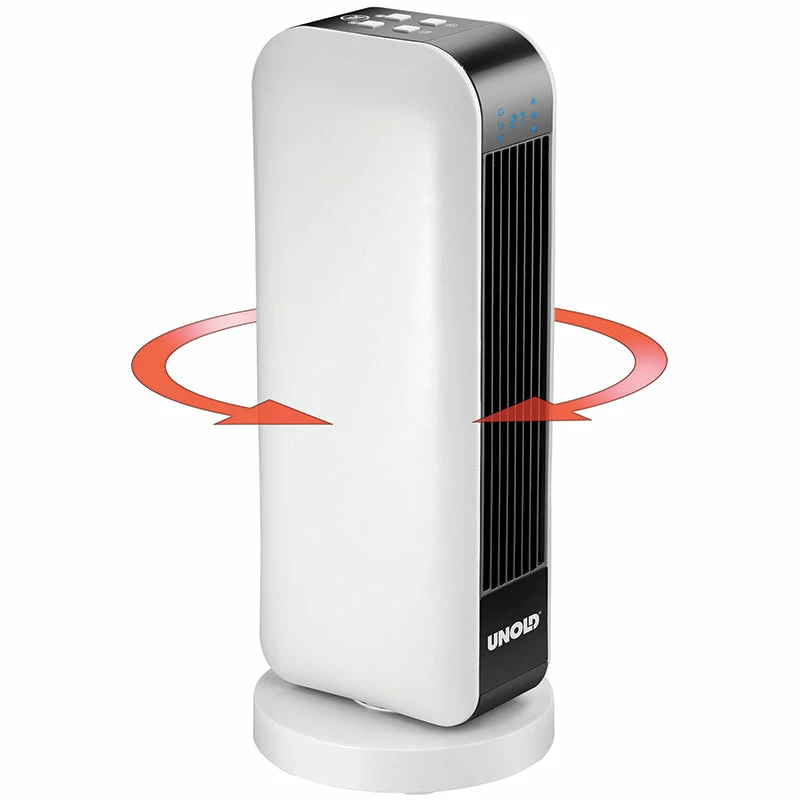 Unold 86430 termoventilatore elettrico per interni nero, bianco 2000 W termoventilatore elettrico