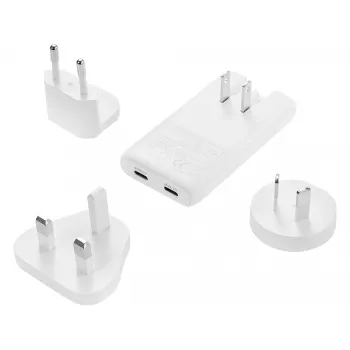 Sandberg 4in1 TravelCharger 65W bianco, per interni, AC, 20 V, bianco