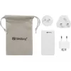 Sandberg 4in1 TravelCharger 65W bianco, per interni, AC, 20 V, bianco
