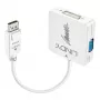 Lindy convertitore attivo DisplayPort 1.2 a HDMI 1.4, DVI e VGA