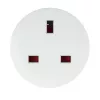 Hama 00223452 adattatore da viaggio tipo F tipo G (UK) bianco