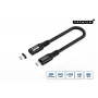 Cavo USB4 Gen 3x2 USB-C a USB-C MicroConnect MC-LS-USB4CC0.15, 0,15 m, nero