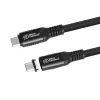 Cavo USB4 Gen 3x2 USB-C a USB-C MicroConnect MC-LS-USB4CC0.15, 0,15 m, nero