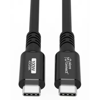 Microconnect USB4CC015 cavo USB USB4 Gen 3x2 0,15 m USB-C nero