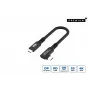 Cavo USB-C a USB-C MicroConnect USB3.2CC015-A, USB 3.2 Gen 2x2, 20 Gbit/s, 0,15 m, nero