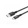 Cavo USB Microconnect USB3.2AC015 USB 3.2 Gen 2 (3.1 Gen 2) 0,15 m USB-C USB-A nero
