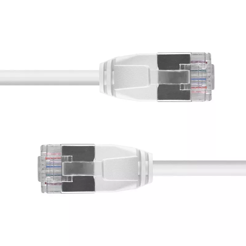 Cavo di rete Lindy 2 m Cat.6A U/FTP ultra sottile, grigio
