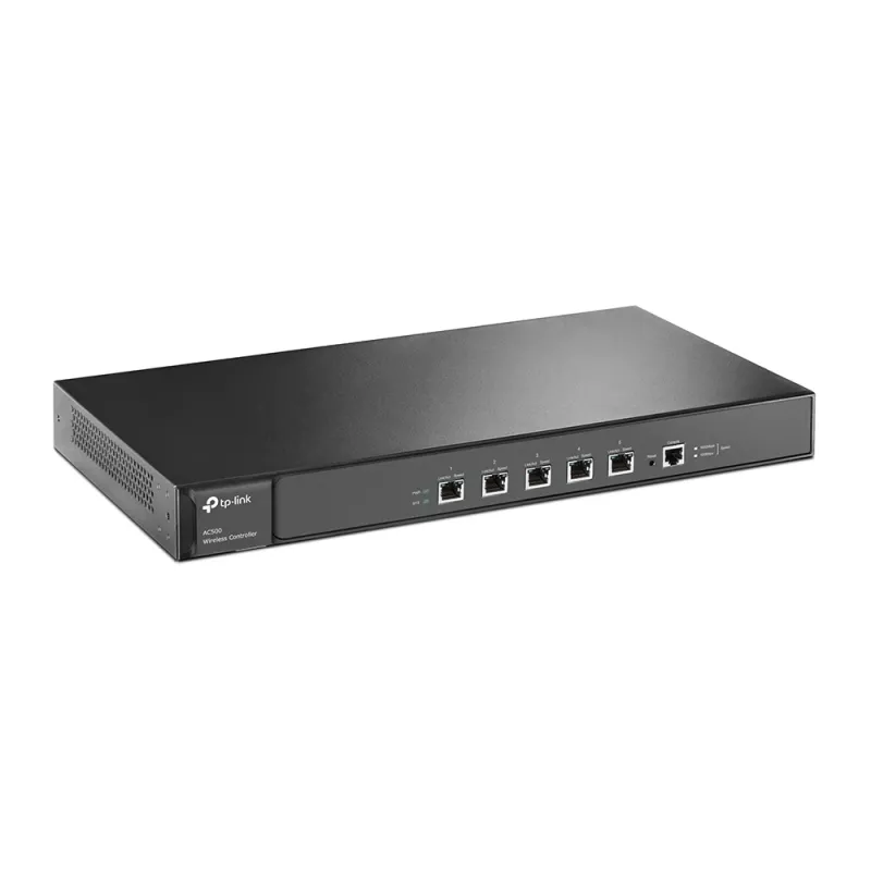TP-Link AC500 controller wireless, nero, 1U, montaggio a rack, attività, link, alimentazione, sistema, 1000 MHz, 256 MB