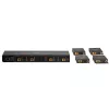 Lindy 70m Cat.6 4x4 HDMI 4K60 Matrix Extender, 3840 x 2160 pixel, trasmettitore e ricevitore AV, 70 m, cablato, nero, HDCP