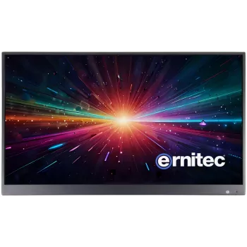 Monitor ERNITEC 0070-24122-HDMIPOE — display professionale con supporto HDMI e PoE