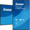 Display piatto per digital signage IIYAMA LH8664UHS-B3AG — 85,6 pollici (2,17 m) 3840x2160 4K IPS, 450 cd/m², Wi‑Fi, Android, 24/7, nero