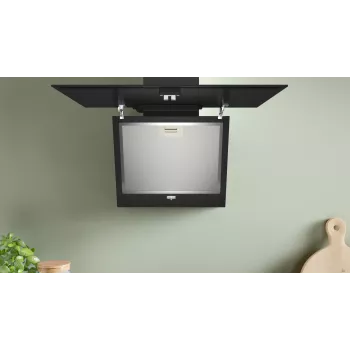 Cappa aspirante Bosch Serie 2 DWK65DK60 a parete nero 430 m³/h