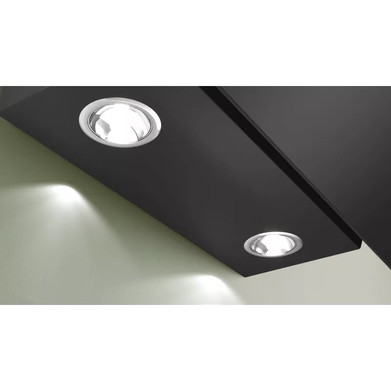 Cappa aspirante Bosch Serie 2 DWK65DK60 a parete nero 430 m³/h