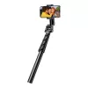 Selfie stick UGREEN LP680 Bluetooth con telecomando, estensibile fino a 1,7 m, altezza massima 180 cm, compatibilità universale, nero