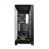 Case PC Mid-Tower MODECOM VOLCANO STELLAR PLUS ARGB MIDI, 5 ventole frontali, vetro temperato, USB-C
