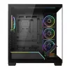 Case PC Mid-Tower MODECOM VOLCANO STELLAR PLUS ARGB MIDI, 5 ventole frontali, vetro temperato, USB-C