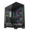 Case PC Mid-Tower MODECOM VOLCANO STELLAR PLUS ARGB MIDI, 5 ventole frontali, vetro temperato, USB-C