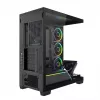 Case PC Mid-Tower MODECOM VOLCANO STELLAR PLUS ARGB MIDI, 5 ventole frontali, vetro temperato, USB-C