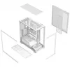 Case PC MODECOM VOLCANO STELLAR PLUS MIDI BIANCO — Midi Tower, microATX, vetro temperato, USB-C, supporta GPU 420 mm