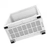 Case PC MODECOM VOLCANO STELLAR PLUS MIDI BIANCO — Midi Tower, microATX, vetro temperato, USB-C, supporta GPU 420 mm