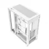 Case PC MODECOM VOLCANO STELLAR PLUS MIDI BIANCO — Midi Tower, microATX, vetro temperato, USB-C, supporta GPU 420 mm