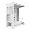 Case PC MODECOM VOLCANO STELLAR PLUS MIDI BIANCO — Midi Tower, microATX, vetro temperato, USB-C, supporta GPU 420 mm