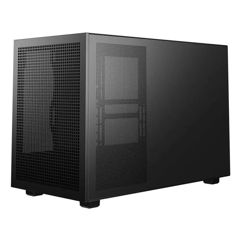 Case PC DeepCool CH260 Micro Tower nero — Micro-ATX/Mini-ITX, vetro temperato, USB-C, GPU max. 413 mm