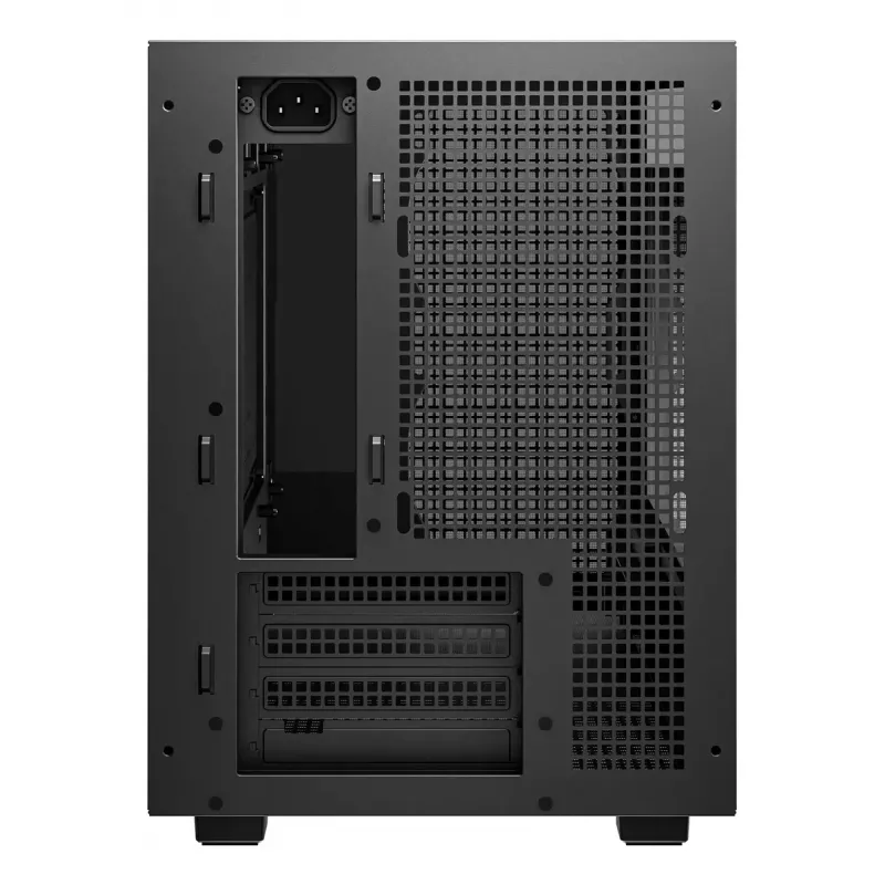 Case PC DeepCool CH260 Micro Tower nero — Micro-ATX/Mini-ITX, vetro temperato, USB-C, GPU max. 413 mm