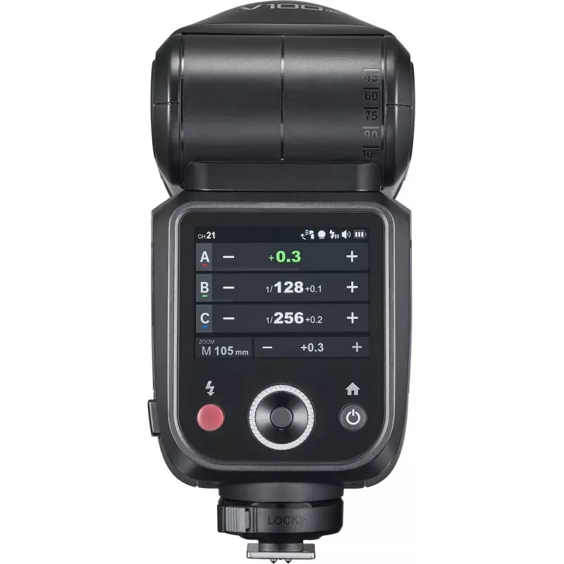 Flash Godox V100 per Sony – flash portatile per fotocamera 100 Ws, batteria ricaricabile integrata
