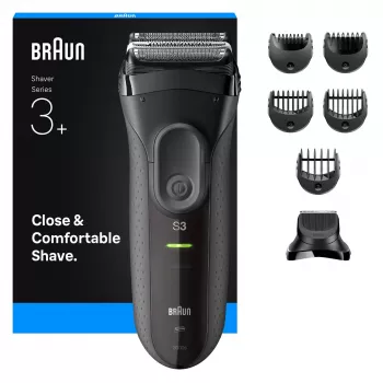 Braun 3000BT rifinitore a batteria 5 7 mm bagnato & asciutto nero grigio