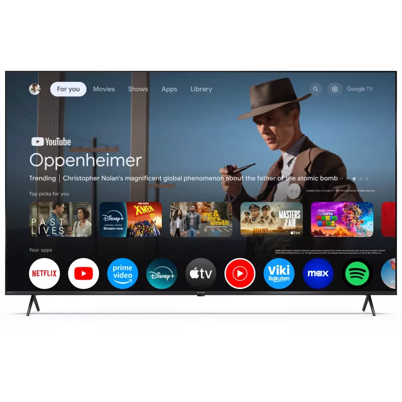 Sharp 70HP5265E TV 177,8 cm (70 pollici) 4K Ultra HD Smart TV Wi-Fi nero