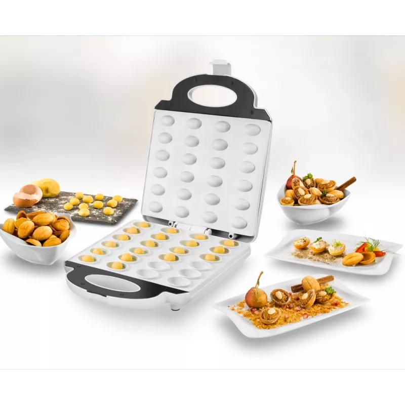 Unold 48360 Macchina per waffle 24 waffle 1400 W acciaio inox, bianco