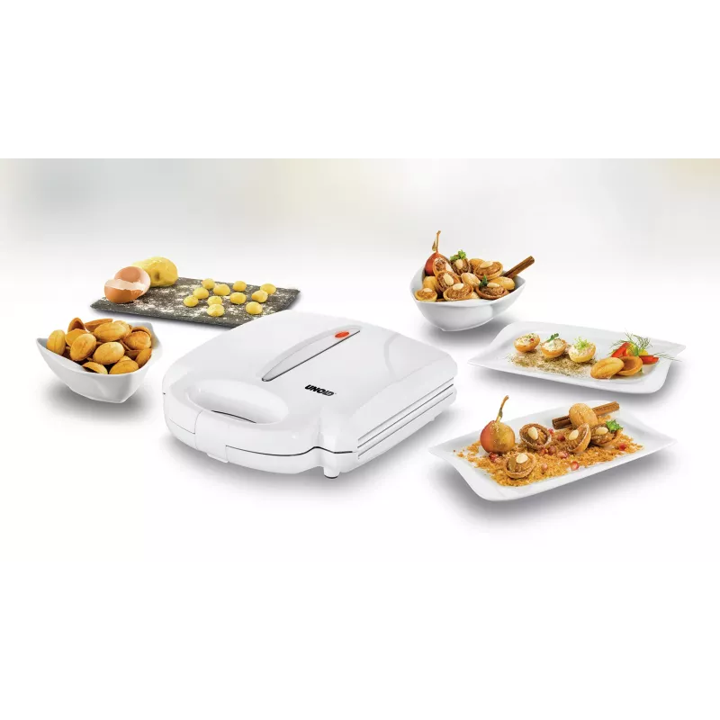 Unold 48360 Macchina per waffle 24 waffle 1400 W acciaio inox, bianco