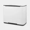 Contenitore per rifiuti BRABANTIA 121142 rettangolare bianco, 540×363×440 mm