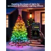 Catena luminosa smart Govee 2S 20 m, Wi‑Fi/Bluetooth, verde, lunghezza 20 m, cavo di alimentazione 2,5 m, larghezza 6 mm