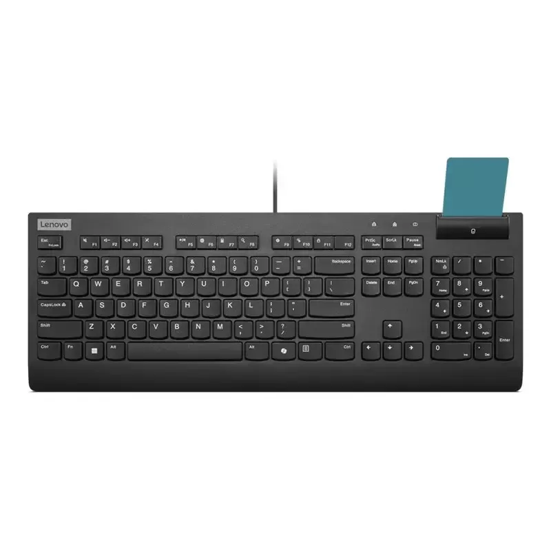 Tastiera con filo Lenovo Smartcard II estone nero USB-A interruttore a stelo